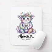 Momster. (Mom + Monster) Muismat (Met muis)