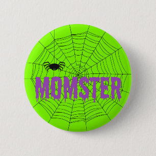 Momster Paarse Drijvende Lettertypespin Web Button
