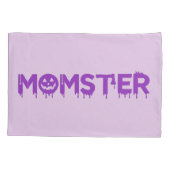 Momster Paarse versie Kussensloop (Achterkant-Links)