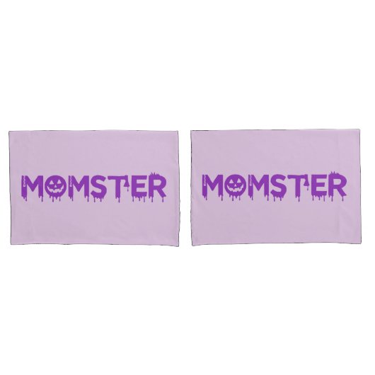 Momster Paarse versie Kussensloop (Voorkant-Set)