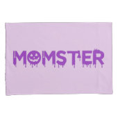 Momster Paarse versie Kussensloop (Voorkant-Rechts)