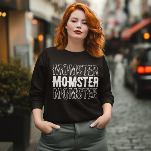 Momster sweatshirt, Halloween shirt, Spooky seizoe Trui
