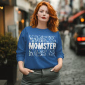 Momster sweatshirt, Halloween shirt, Spooky seizoe Trui