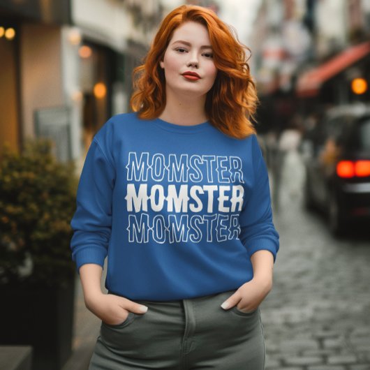 Momster sweatshirt, Halloween shirt, Spooky seizoe Trui