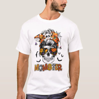 MomsterHalloween Messy T-shirt