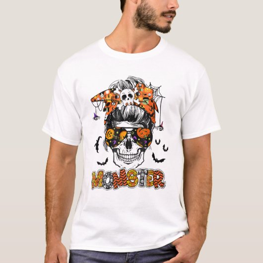 MomsterHalloween Messy T-shirt (Voorkant)