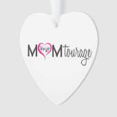 Momtourage Heart Ornament (voorkant)
