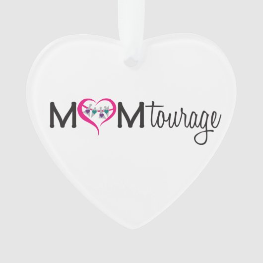 Momtourage Heart Ornament (voorkant)