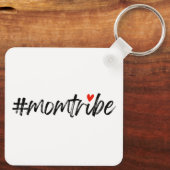 #MomTribe | Moderne Moederschap Script Moederdag Sleutelhanger (Achterkant)