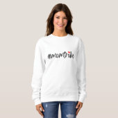 #MomTribe | Moderne Moederschap Script Moederdag Trui (Voorkant volledig)