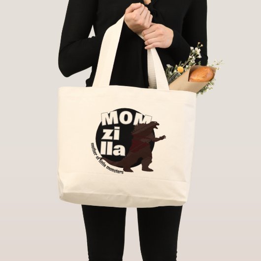Momzilla-Canvas tas (Voorkant (product))