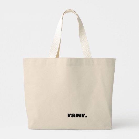 Momzilla-Canvas tas (Achterkant)