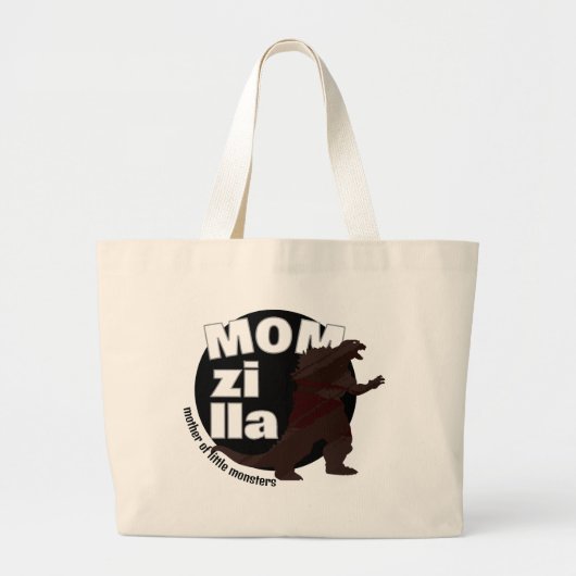 Momzilla-Canvas tas (Voorkant)