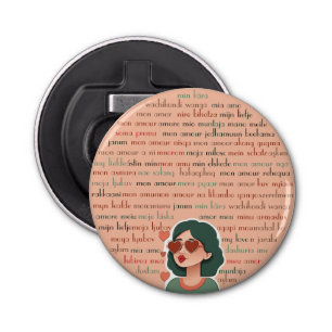 Mon Amour Button Flesopener