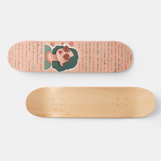 Mon Amour Persoonlijk Skateboard (Horizontaal)