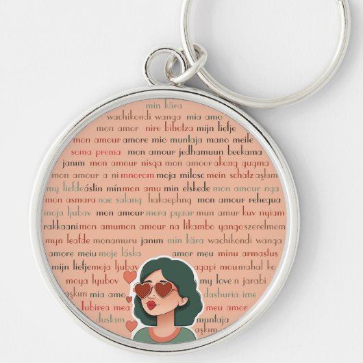 Mon Amour Sleutelhanger (Voorkant)