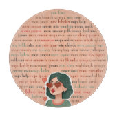 Mon Amour Snijplank (Voorkant)