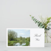 Mon Brecon Kanaal - Dank je wel Bedankkaart (Staand voorkant)