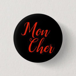 Mon Cher "Mijn beste" - Addams Family Button
