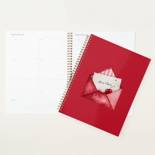 Mon Cheri (mijn schat) Je'taime (ik hou van je) Planner (Display)