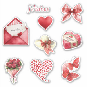 Mon Cheri (mijn schat) Je'taime (ik hou van je) Sticker