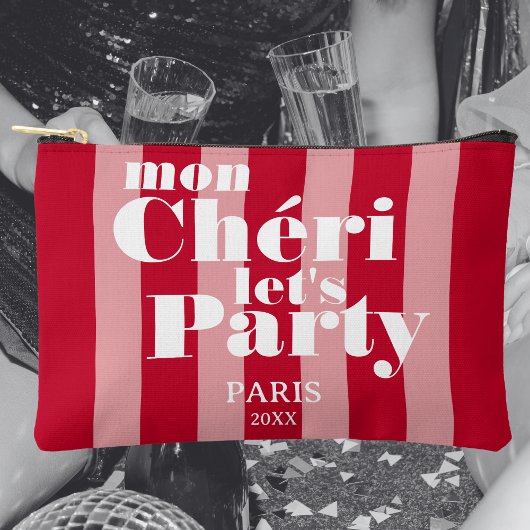 Mon Cherie Let's Party Kersenrood Vette Streep Etui