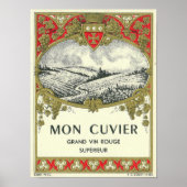Mon Cuvier Wine LabelEurope Poster (Voorkant)