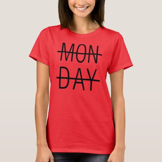 Mon Day T-Shirt Tumblr (Voorkant)