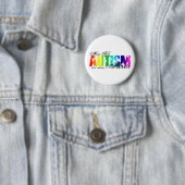 Mon Fils heros - Autisme Ronde Button 5,7 Cm (In situ)