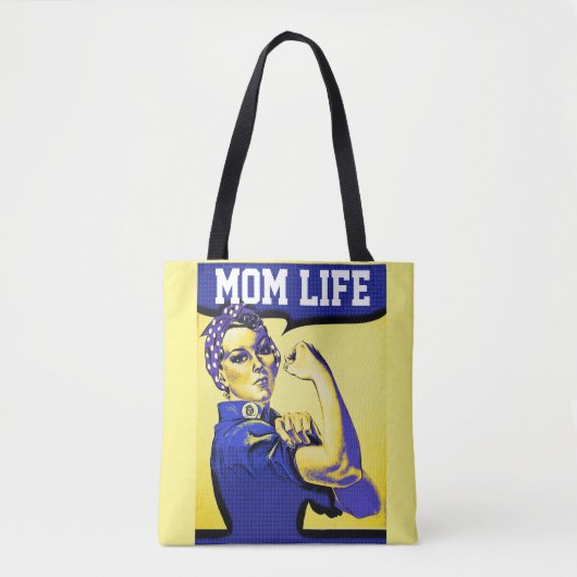 MON LIFE ROSIE DE RIVETER CANVAS TAS PURT (Voorkant)