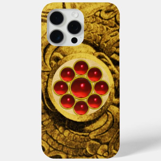 MON MET RODE GEMSTONS Gold Griffins Case-Mate iPhone Case (Achterkant)