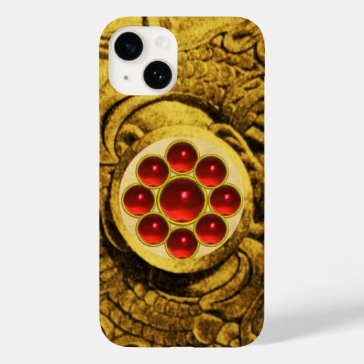 MON MET RODE GEMSTONS Gold Griffins Case-Mate iPhone Case (Achterkant)
