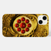 MON MET RODE GEMSTONS Gold Griffins Case-Mate iPhone Case (Achterkant (horizontaal))