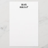 Mon Mon Amour Briefpapier (Voorkant)