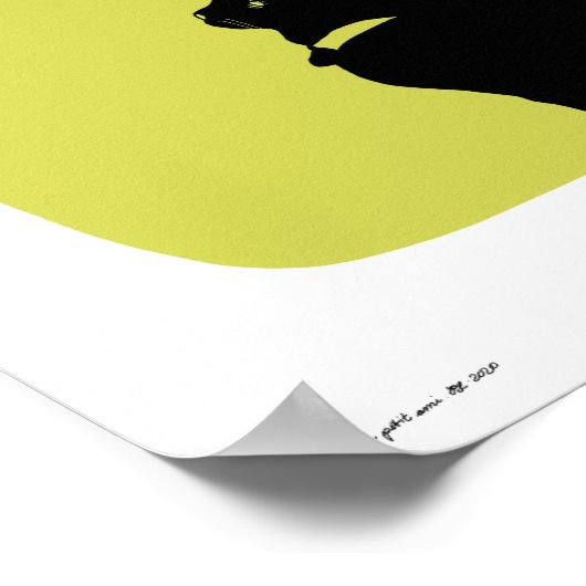 Mon Petit Ami (mijn vriend) Poster (Hoek)