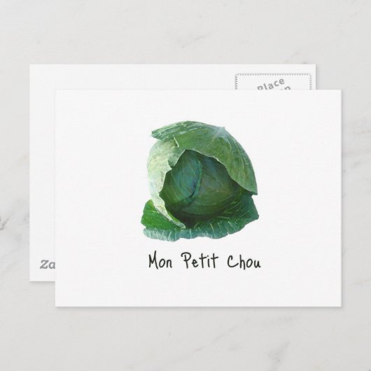 Mon Petit Chou Briefkaart (Voorkant / Achterkant)