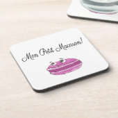 Mon Petit Macaron Bier Onderzetter (Linkerzijde)