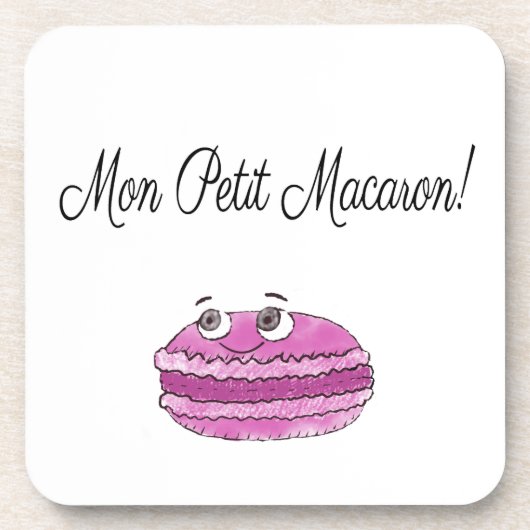 Mon Petit Macaron Bier Onderzetter (Voorkant)