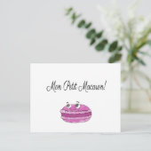 Mon Petit Macaron Briefkaart (Staand voorkant)