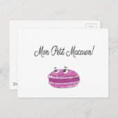 Mon Petit Macaron Briefkaart (Voorkant / Achterkant)