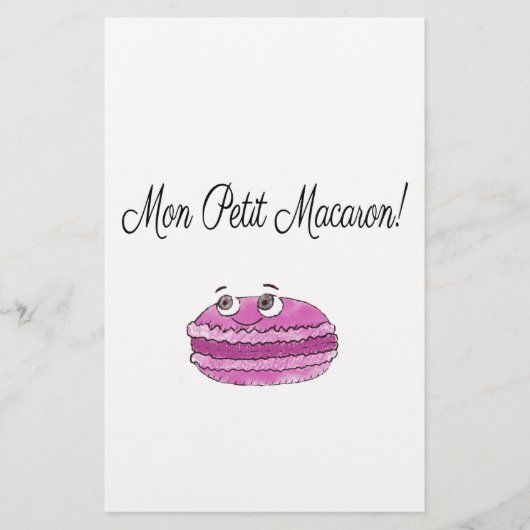 Mon Petit Macaron Briefpapier (Voorkant)