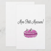 Mon Petit Macaron Briefpapier (Voorkant / Achterkant)