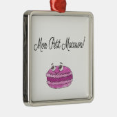 Mon Petit Macaron Metalen Ornament (Rechts)