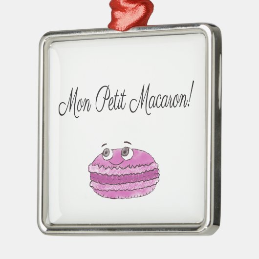 Mon Petit Macaron Metalen Ornament (Links)