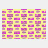 Mon Petit Macaron Retro Groovy Inpakpapier Vel (Voorkant 2)