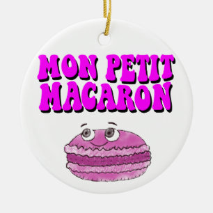 Mon Petit Macaron Retro Groovy Keramisch Ornament