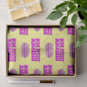 Mon Petit Macaron Retro Groovy Tissuepapier (Geschenk)