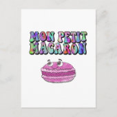 Mon Petit Macaron Retro Tie Dye Groovy Briefkaart (Voorkant)