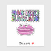 Mon Petit Macaron Retro Tie Dye Groovy Sticker (Vel)