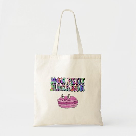 Mon Petit Macaron Retro Tie Dye Groovy Tote Bag (Voorkant)